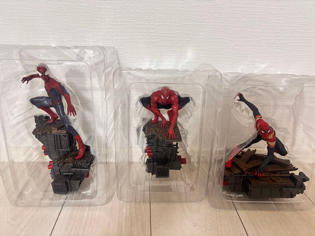 スパイダーマン フィギュア 3体セット