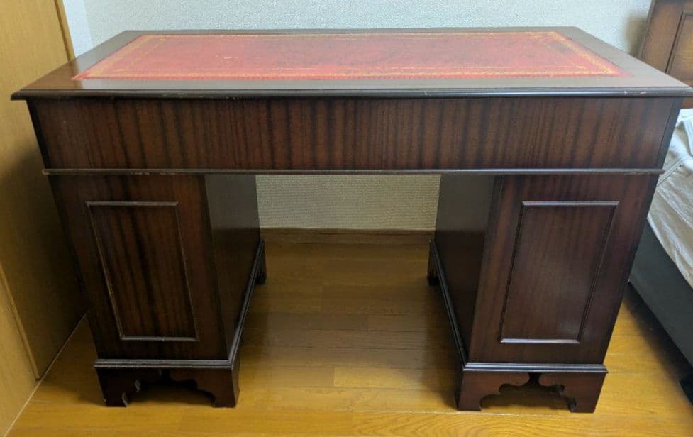 英国アンティーク　デスク　書斎机