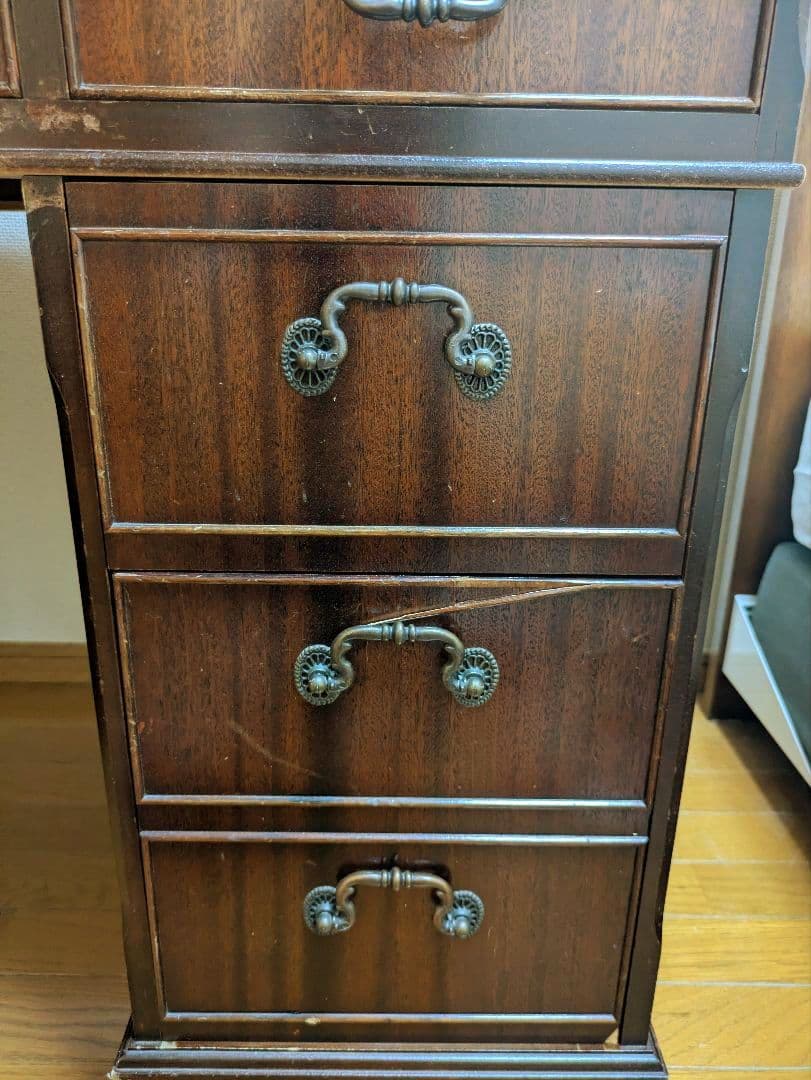 英国アンティーク　デスク　書斎机