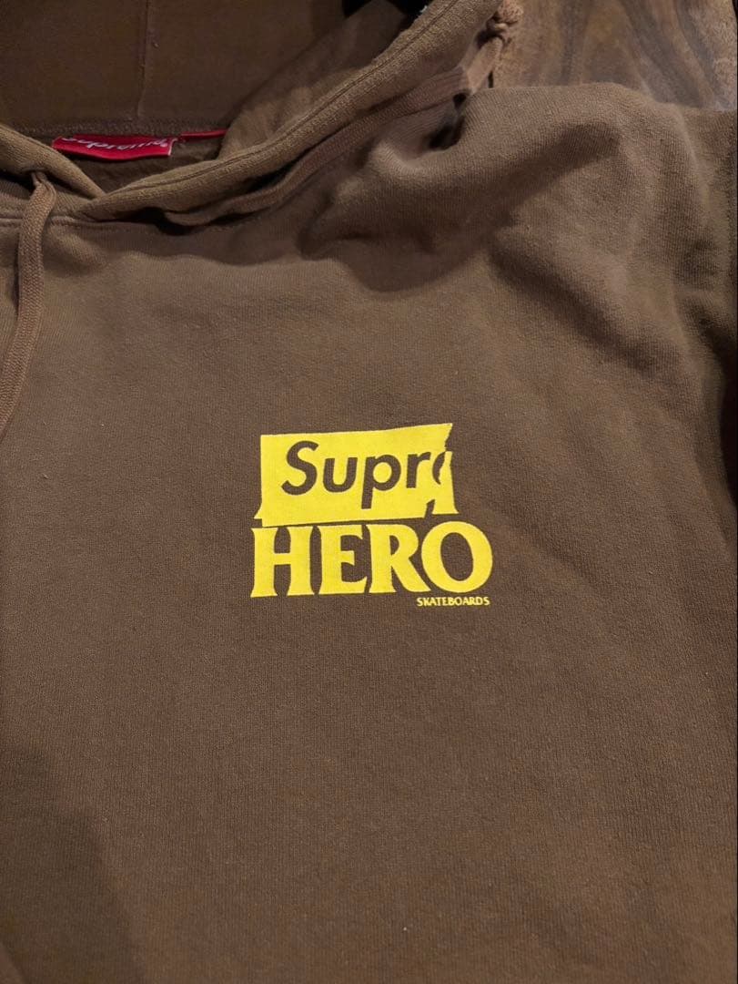 スケートボード Supreme ANTIHERO Hooded Sweatshirt Brown