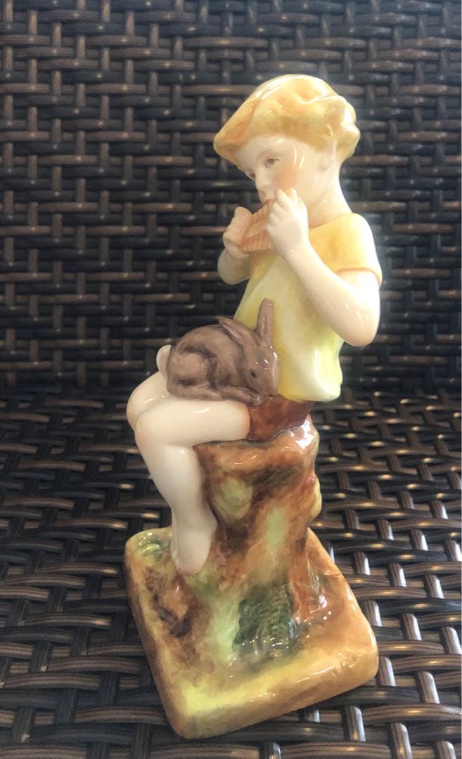 ヴィンテージ ロイヤルウースター フィギュリン　ピーターパン フィギュア