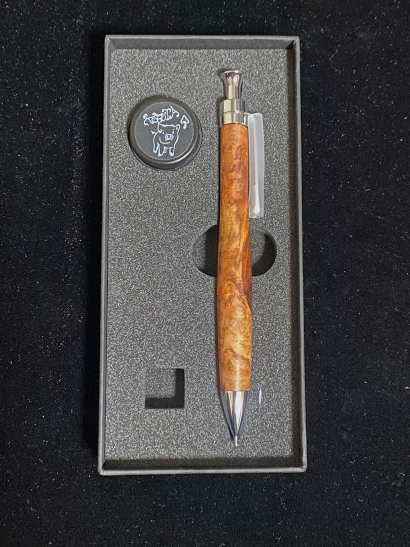 こぶた工房 シャープペンシル 屋久杉 極上杢 0.5mm