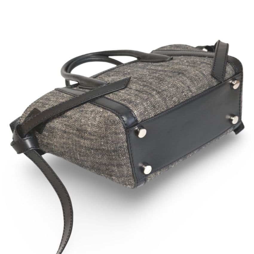 【新品同様】FOXEY ベルトリボン 2way ショルダーバッグ グレー