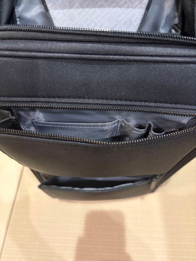 [エースジーン] ビジネスリュック コーデュラナイロン×本革 デュラテクト2