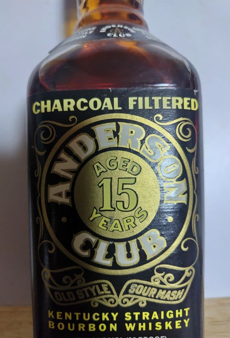 ANDERSON CLUB 15年 ケンタッキー バーボンウイスキー