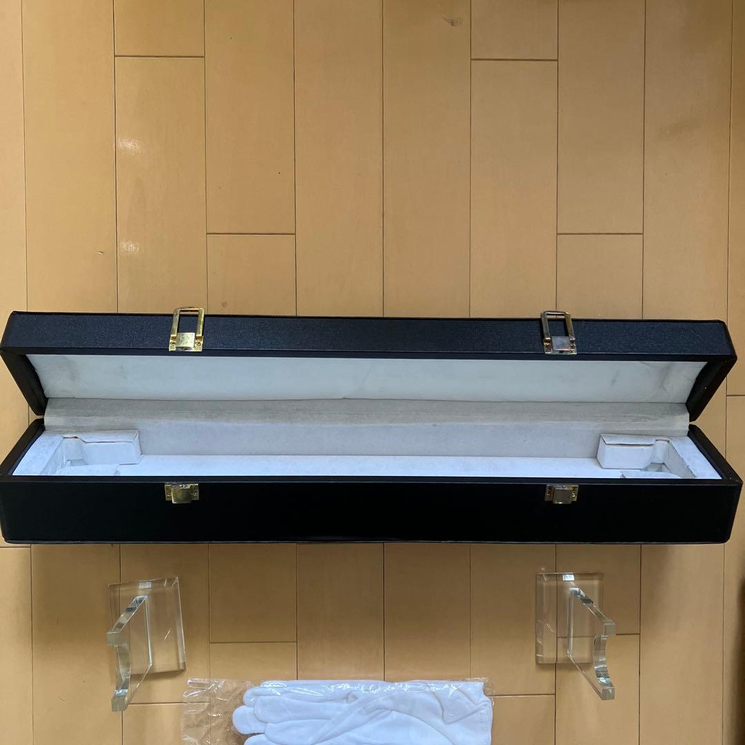 ドイツ軍　元帥杖　ロンメル将軍仕様　アクリル台座、白手袋付き