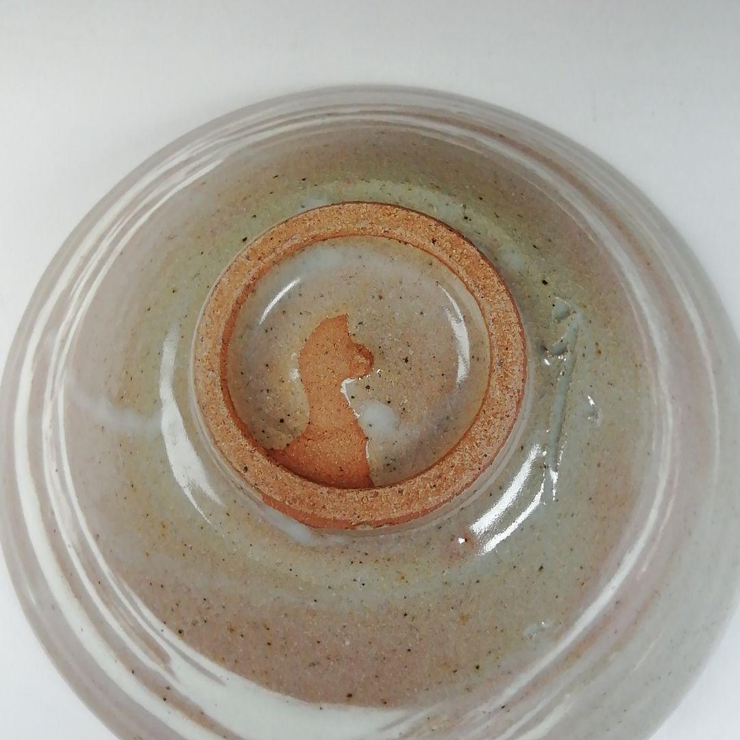 Ｔ６３３　茶碗　『刷毛目　平茶碗』『渡辺六郎』　共箱　抹茶碗　茶道具