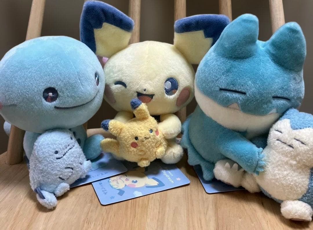 ぬいぐるみ　Little Daydream ゴンべ　ピチュー　ウパー　3つセット