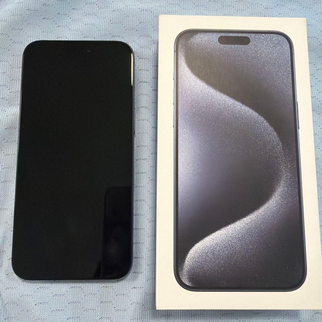 最終値下げ⭐︎iPhone15pro max 256gb ブルーチタニウム
