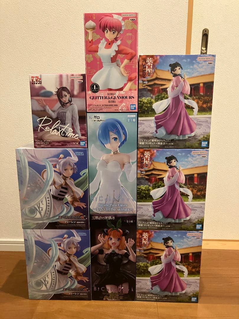 【早い者勝ち】美少女系フィギュア9体セット薬屋のひとりごと 葬送のフリーレンなど