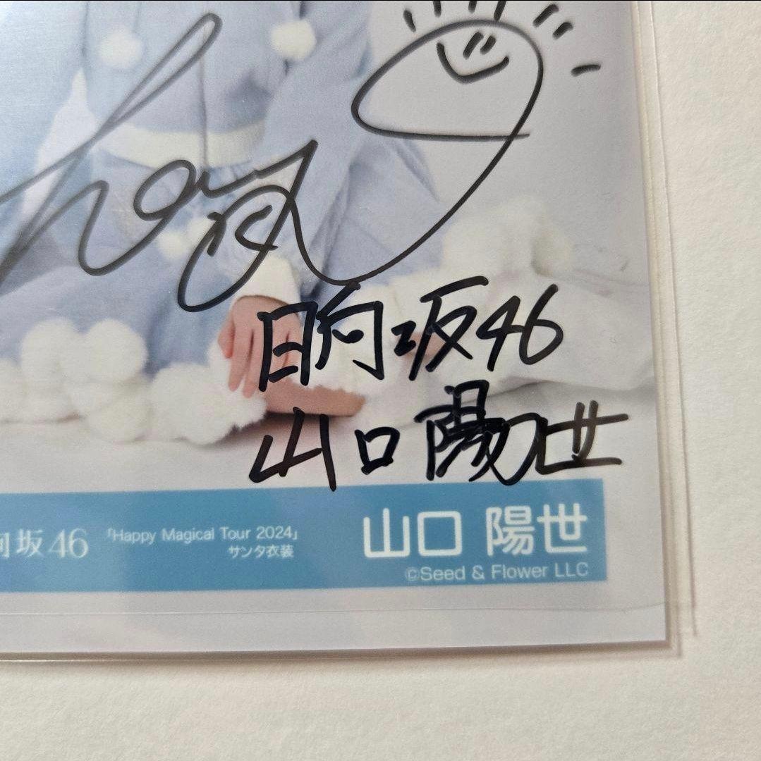 【1月5日までの価格】直筆サイン コメントあり 山口陽世 ハピマジサンタ衣装