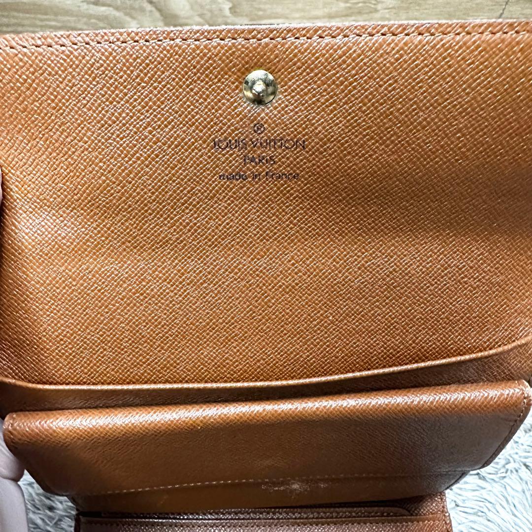 LOUIS VUITTON モノグラム ポルトトレゾール　エテュイパピエ 財布