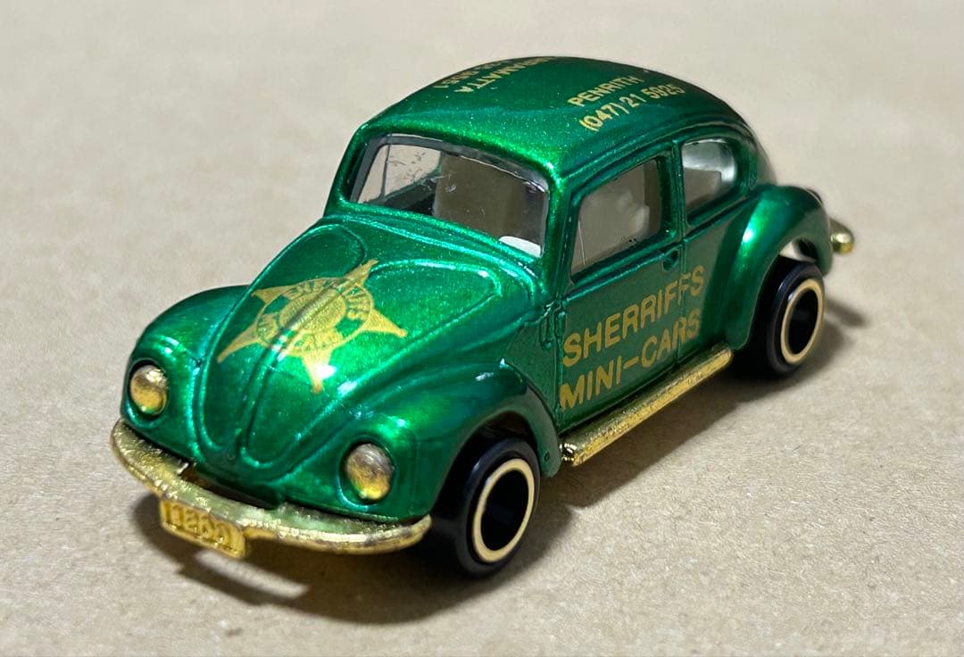 トミカ フォルクスワーゲン シェリフ sheriff メタグリーン ビートル