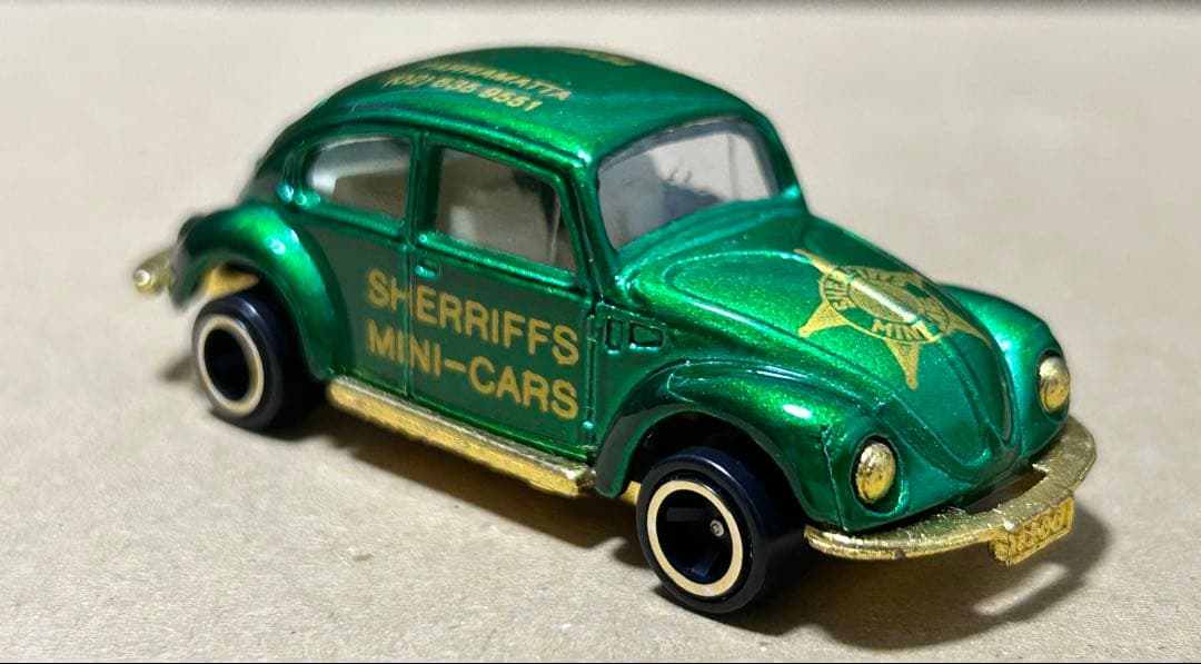 トミカ フォルクスワーゲン シェリフ sheriff メタグリーン ビートル