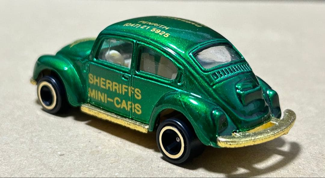 トミカ フォルクスワーゲン シェリフ sheriff メタグリーン ビートル