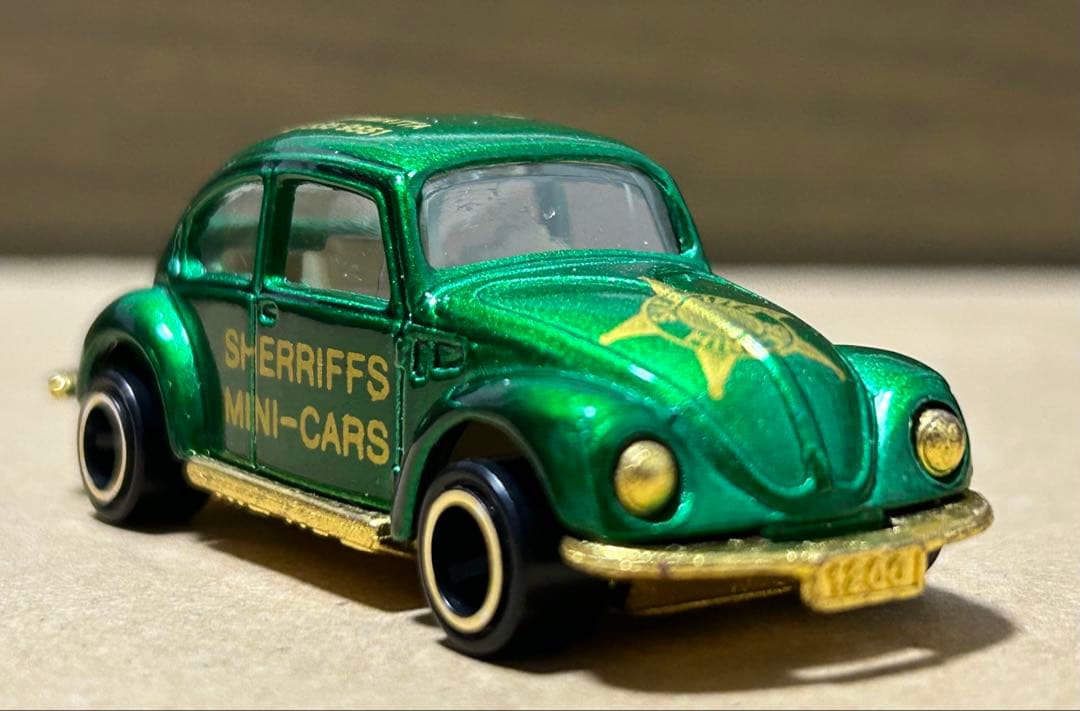 トミカ フォルクスワーゲン シェリフ sheriff メタグリーン ビートル