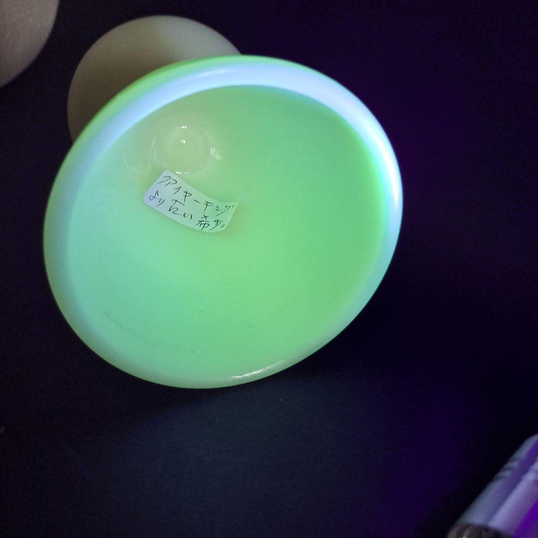 ウラン硝子　乳白　マッキータンブラー　USA 　ファイヤーキング社　1930年