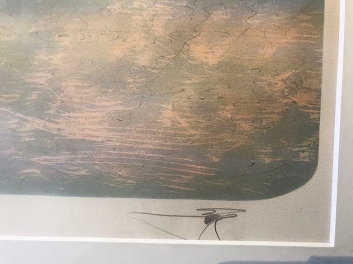 平成元年大塚家具津田沼店で30万で購入。ラフルスキーの作品でサンルイ島とセーヌ河