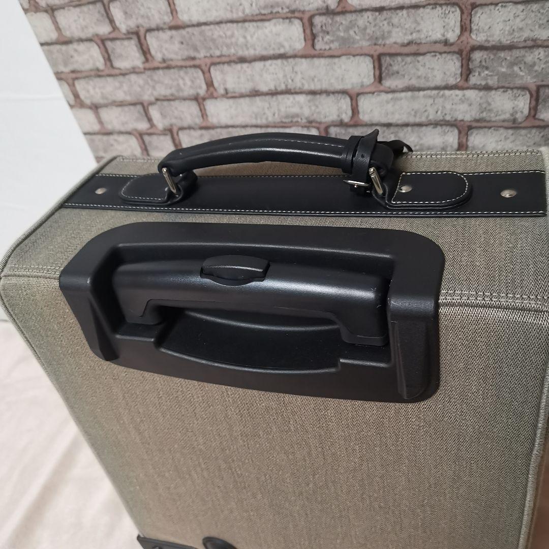 希少 PORTER 吉田カバン キャリーケース キャンバス 本革 鍵付き
