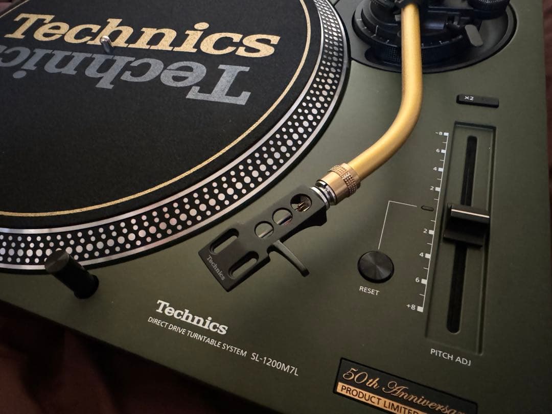 Y*R様 Technics SL-1200M7L-G(グリーン)50周年記念ター