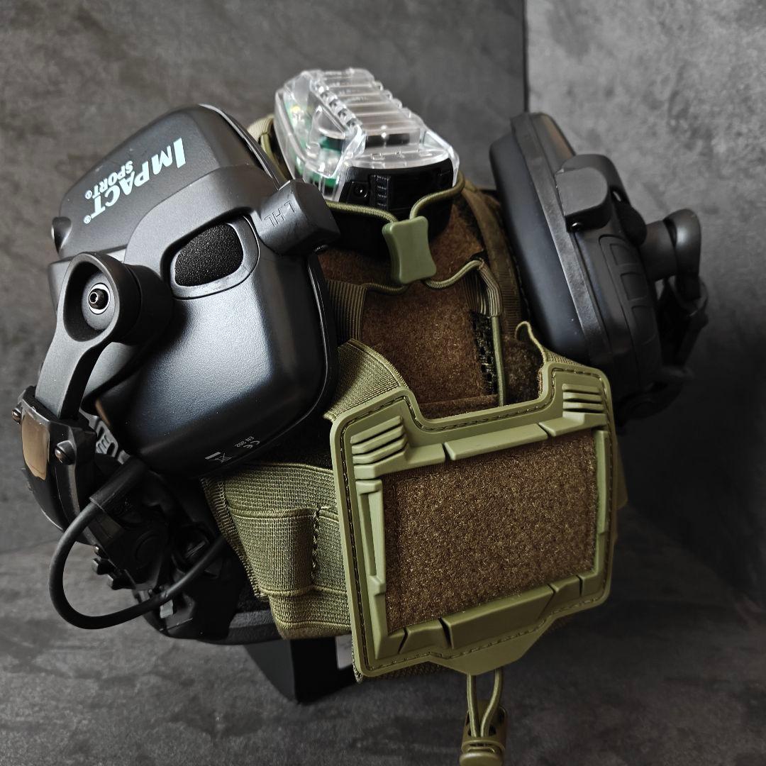 新品　実物NIJ IIIA防弾ヘルメット　Fast SFタイプ　ODフルセット