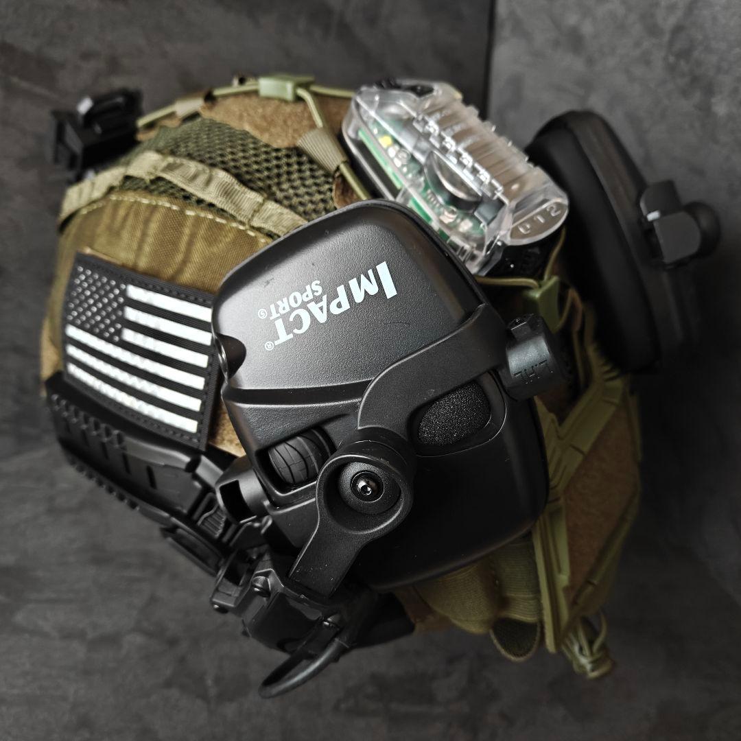 新品　実物NIJ IIIA防弾ヘルメット　Fast SFタイプ　ODフルセット