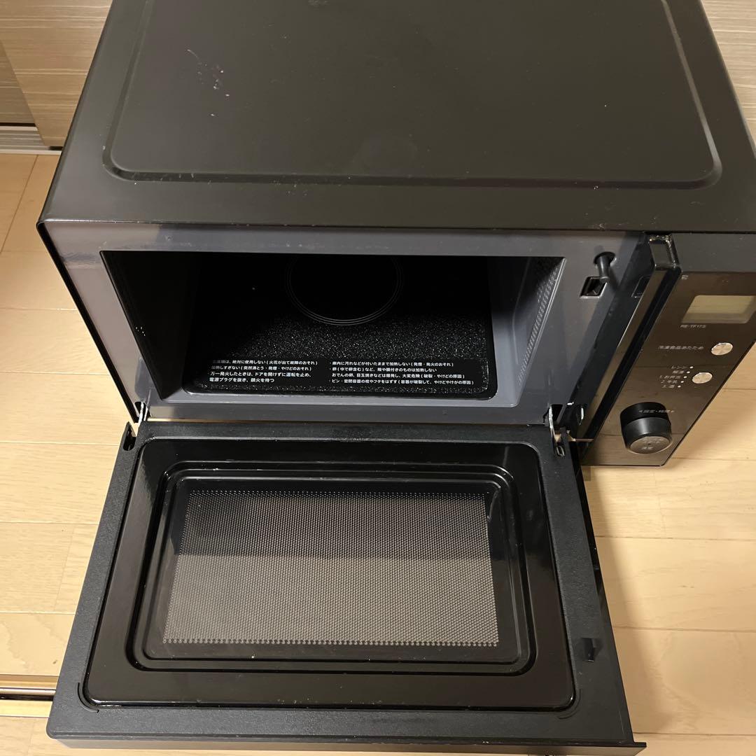 SHARP RE-TF17S-B フラットテーブル電子レンジ ブラック