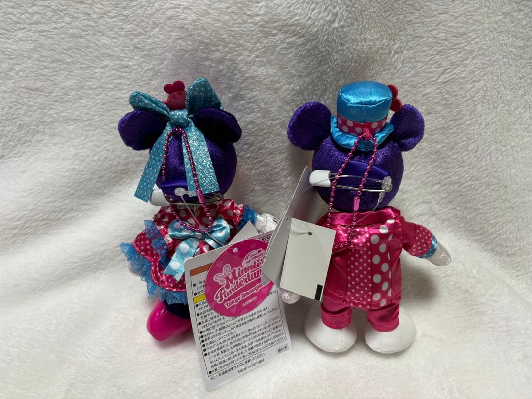 ミニーのファンダーランド ぬいぐるみバッジ ミッキー＆ミニー セット