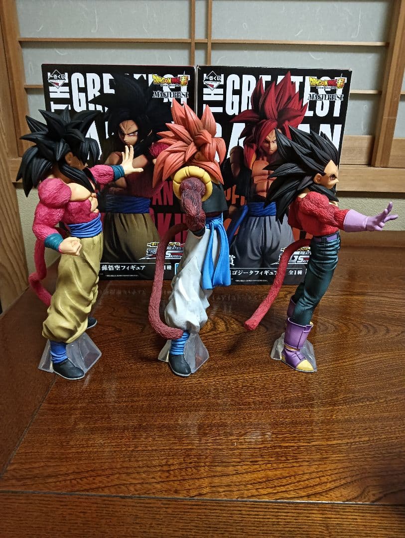 ドラゴンボール【一番くじ】グレイティストサイヤン　フィギュア　セット