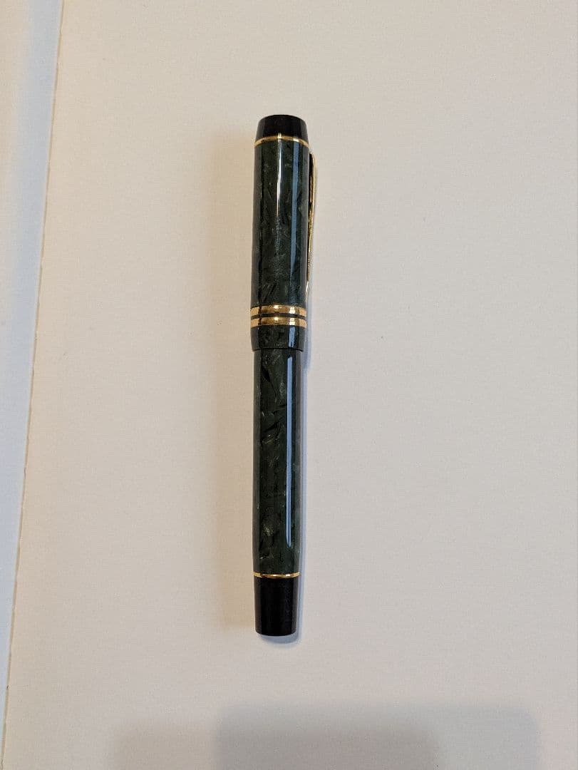 パーカー　デュオフォールド　ジェイドグリーン　万年筆　ボールペン