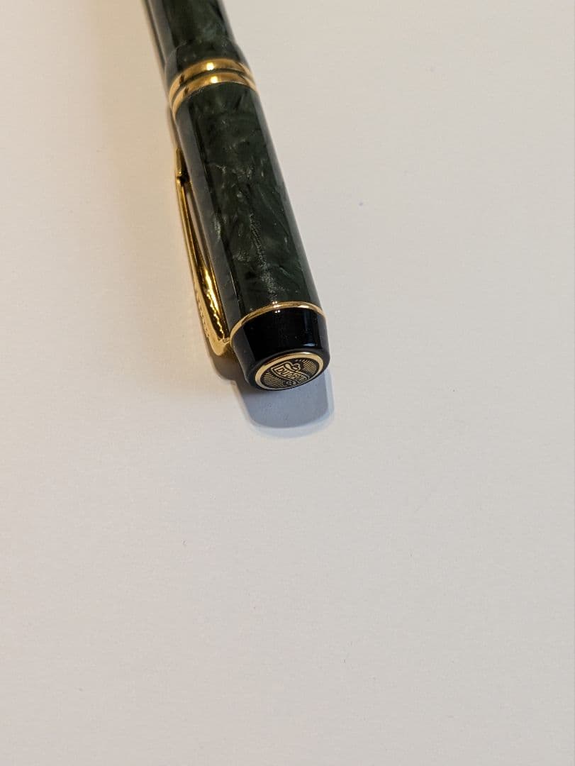 パーカー　デュオフォールド　ジェイドグリーン　万年筆　ボールペン