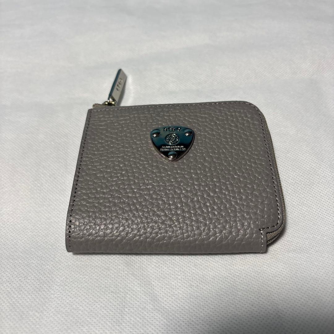 アタオ　ATAO ミリモ・ケリー　レザー 二つ折り財布　ストーングレー