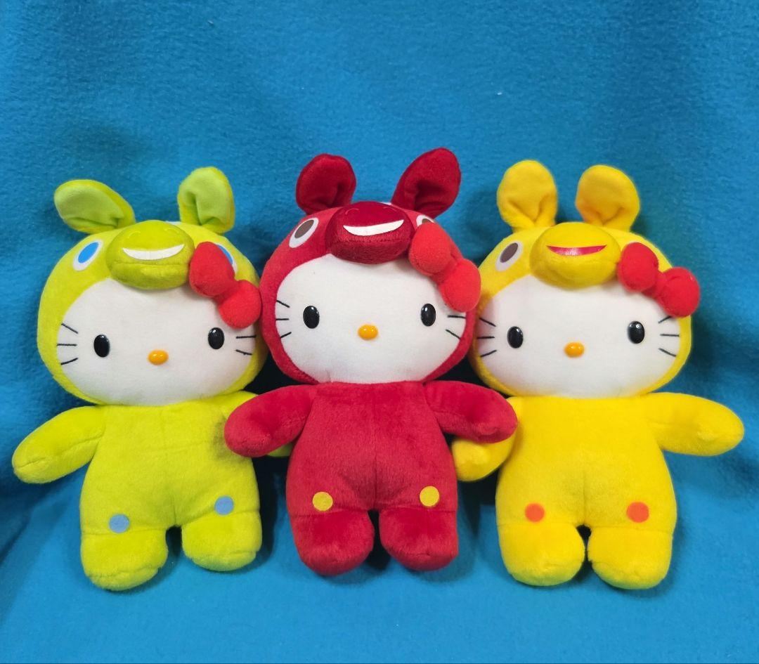 激レア☆ハローキティ☆コレクションカラードール（キイロ・アカ・グリーン）☆07