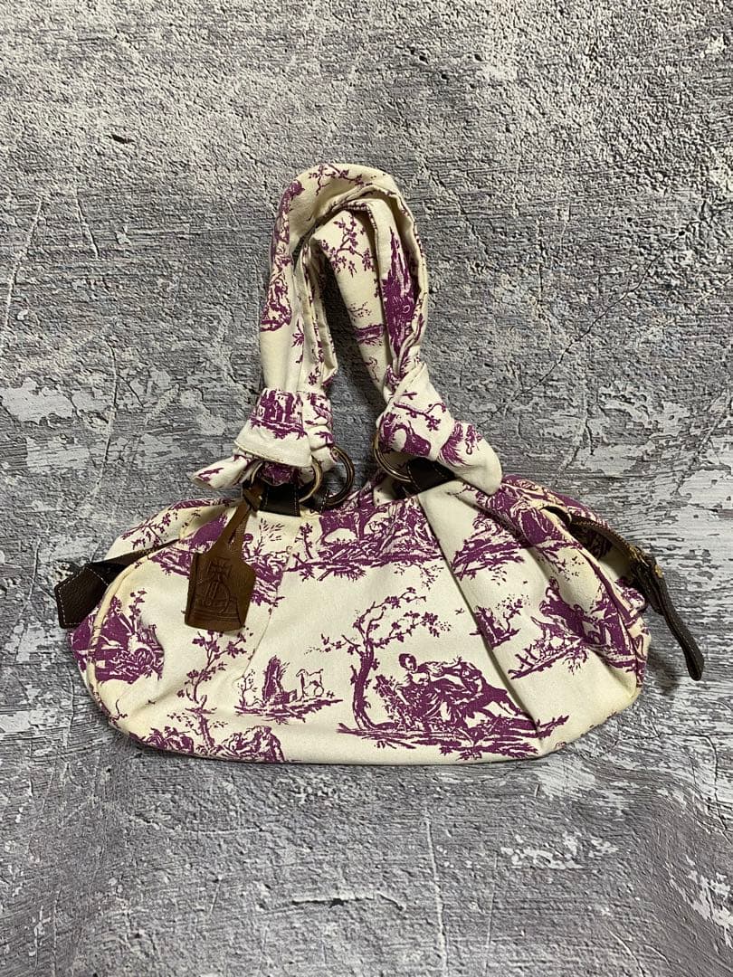 ヴィヴィアンウエストウッド　トワレ柄ハンドバッグ