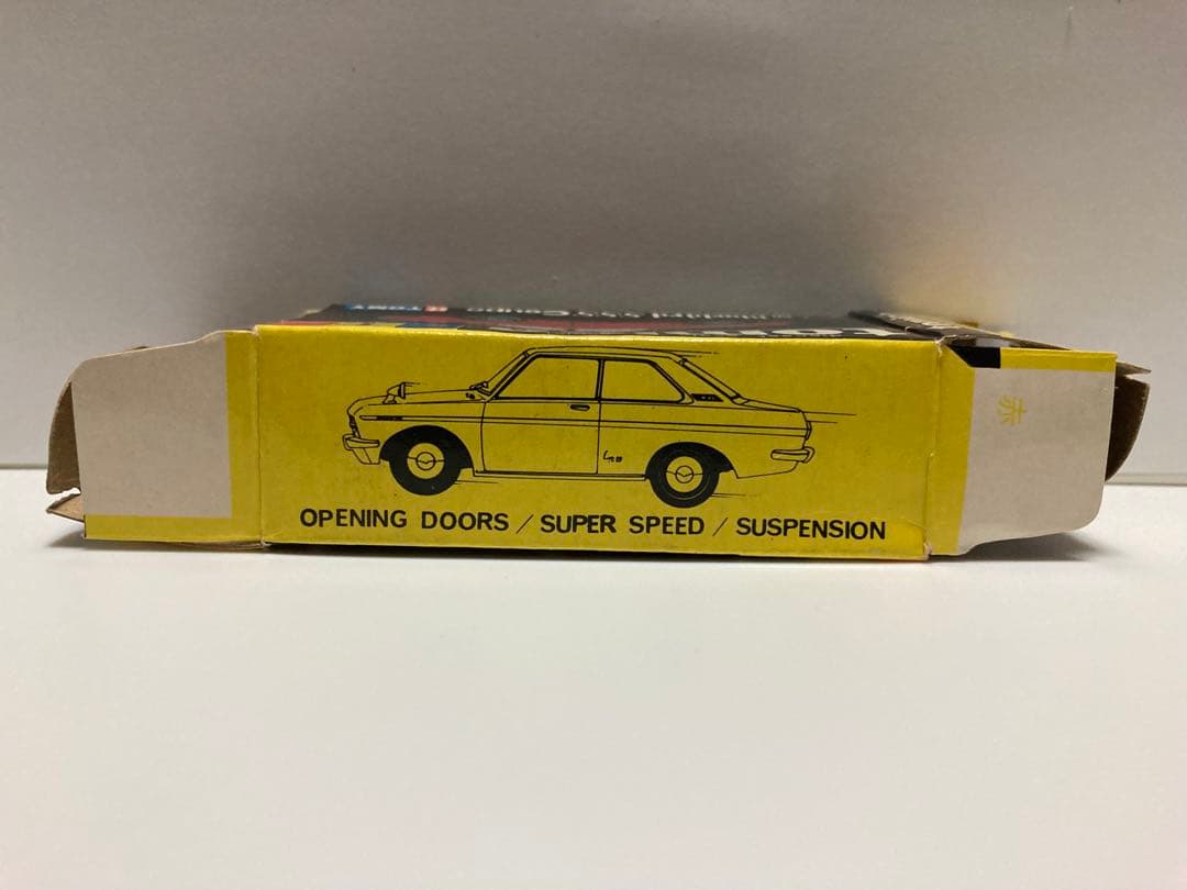 トミカ　No.1 黒箱　日本製　ニッサン　ブルーバードSSSクーペ　1Aホイール