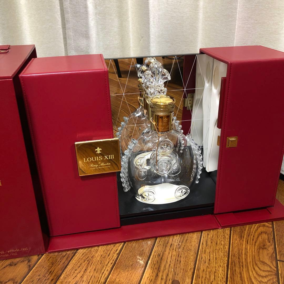 希少 レミーマルタン ルイ13世 空瓶 バカラ クリスタルボトル 観音開き