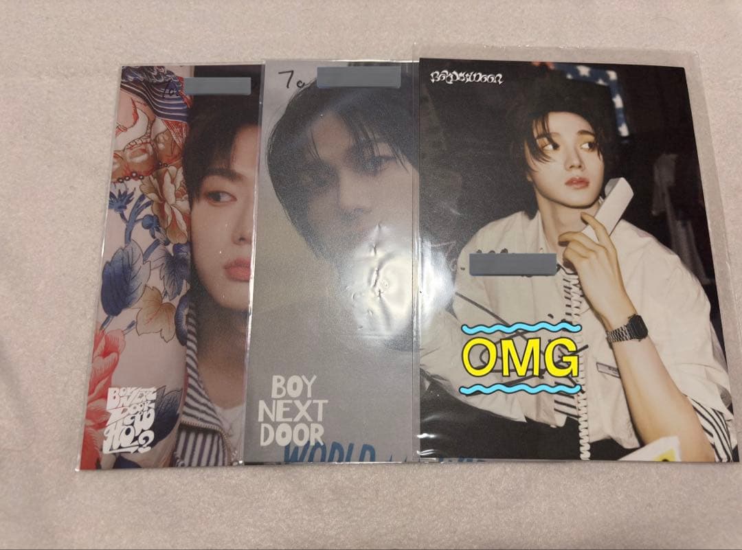 BOYNEXTDOOR ソンホ 個別サイン会 ポストカード