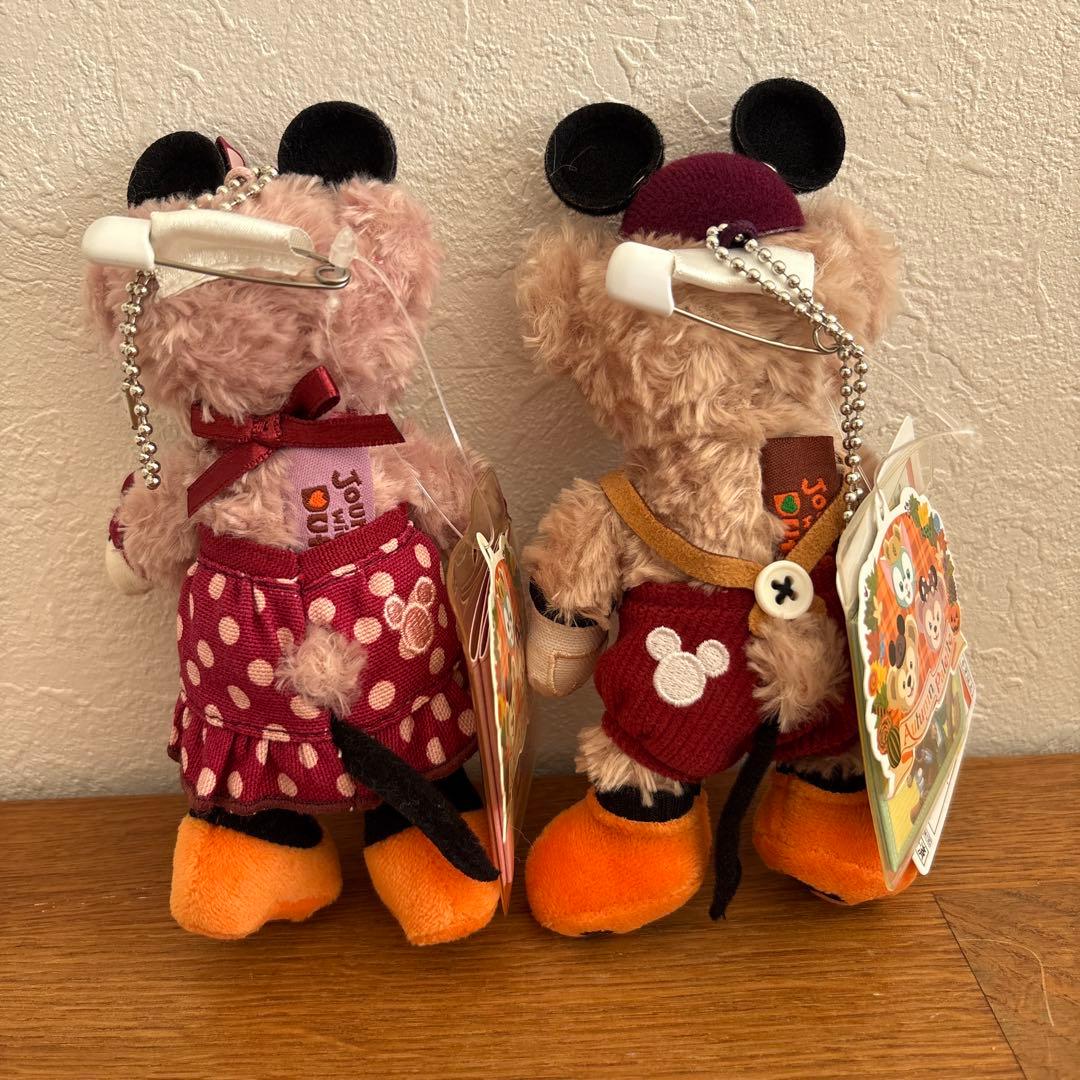 2015年　ハロウィン　ダッフィ　ミッキー　ぬいバ　ぬいぐるみバッジ