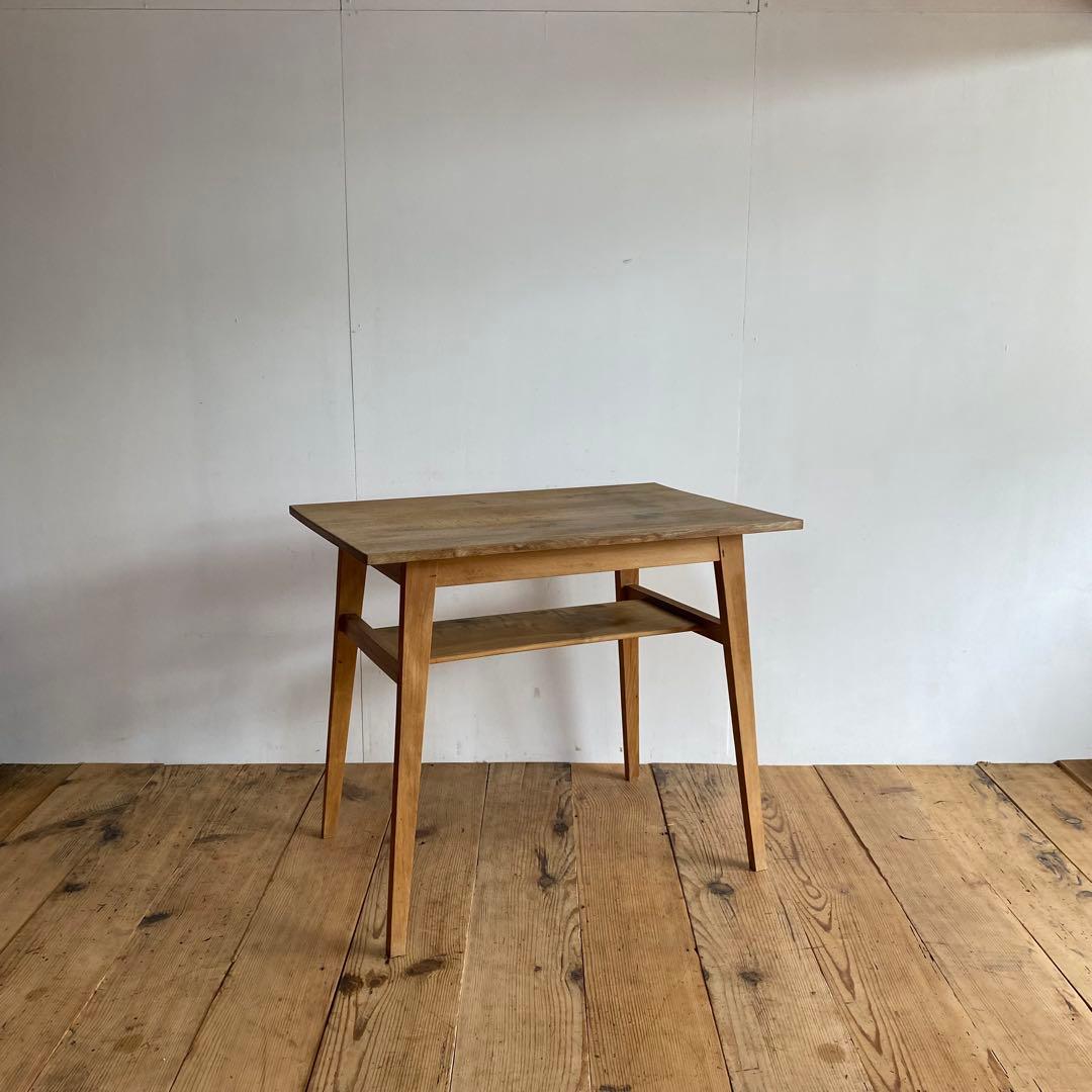 アンティーク テーブル 机 オーク材 ナラ 無垢材 y43