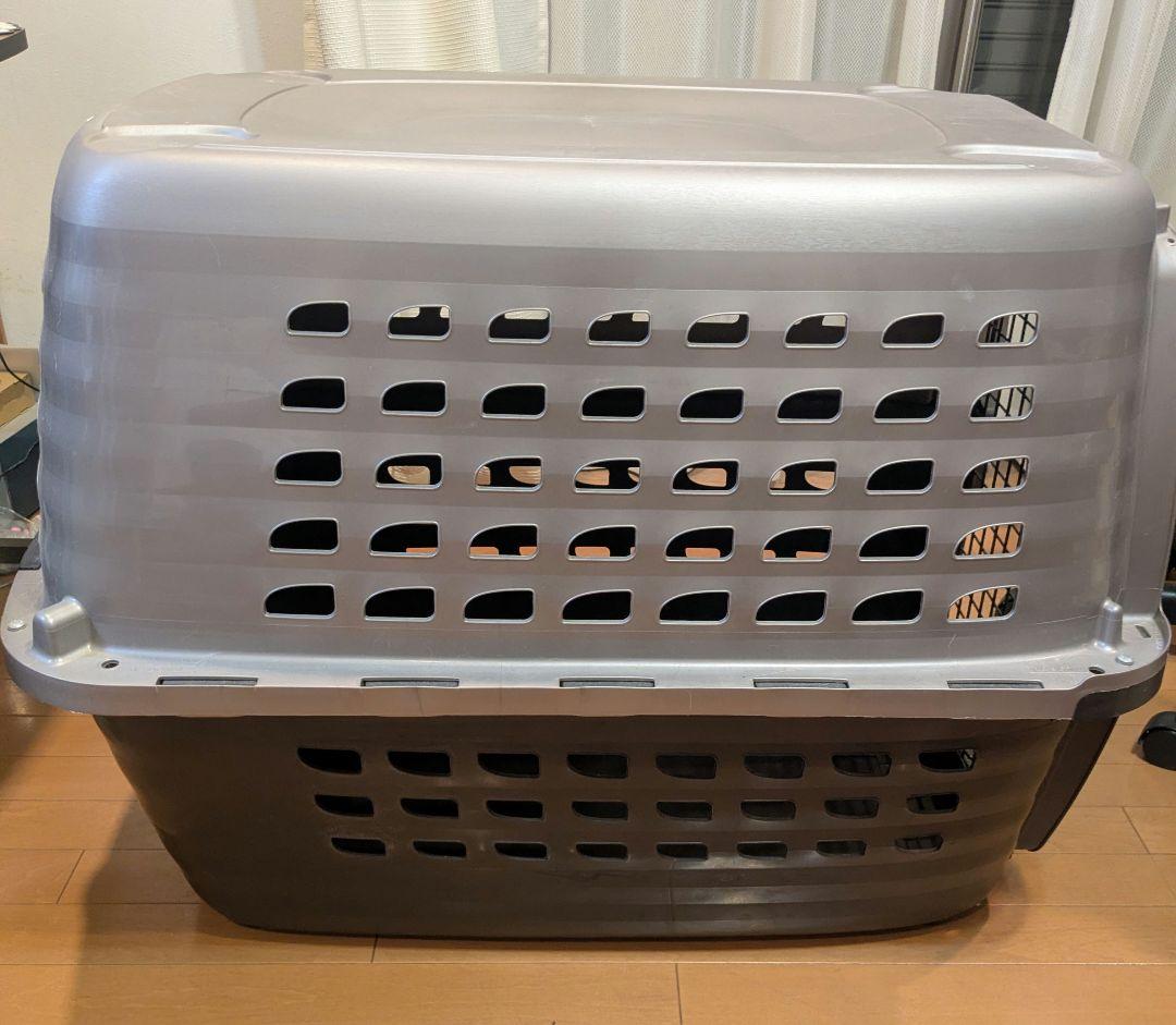 【引き取り限定】Petmate 犬用ケージ グレー・ブラック　大型犬用