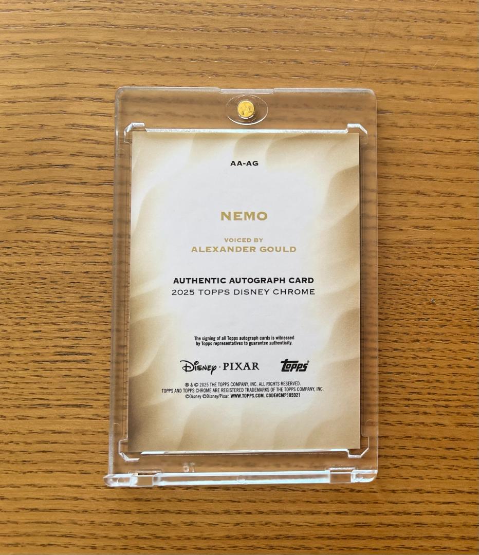 その他 2025 Topps Chrome Disney Nemo Auto /28