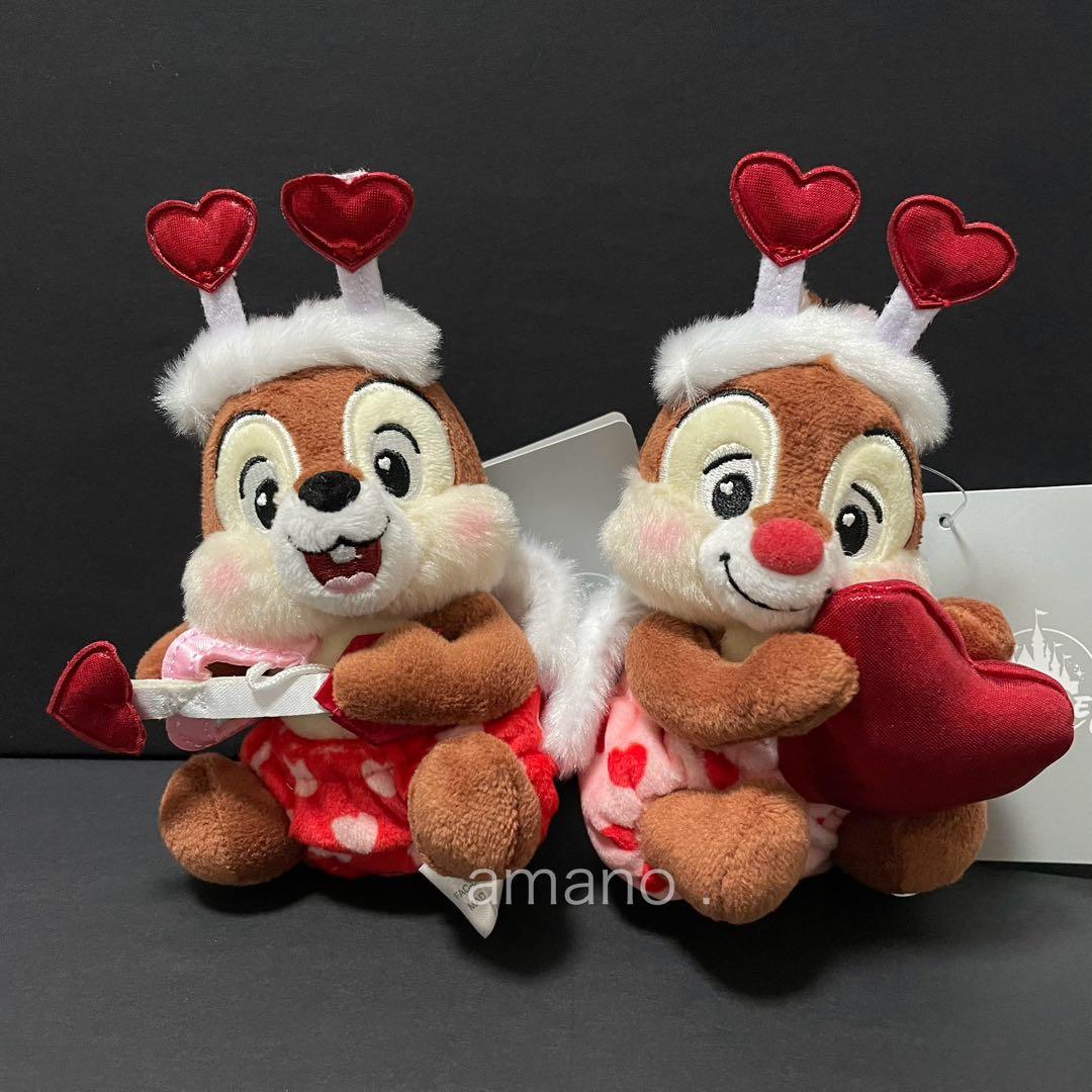 ディズニーストア チップ デール ぬいぐるみキーチェーン