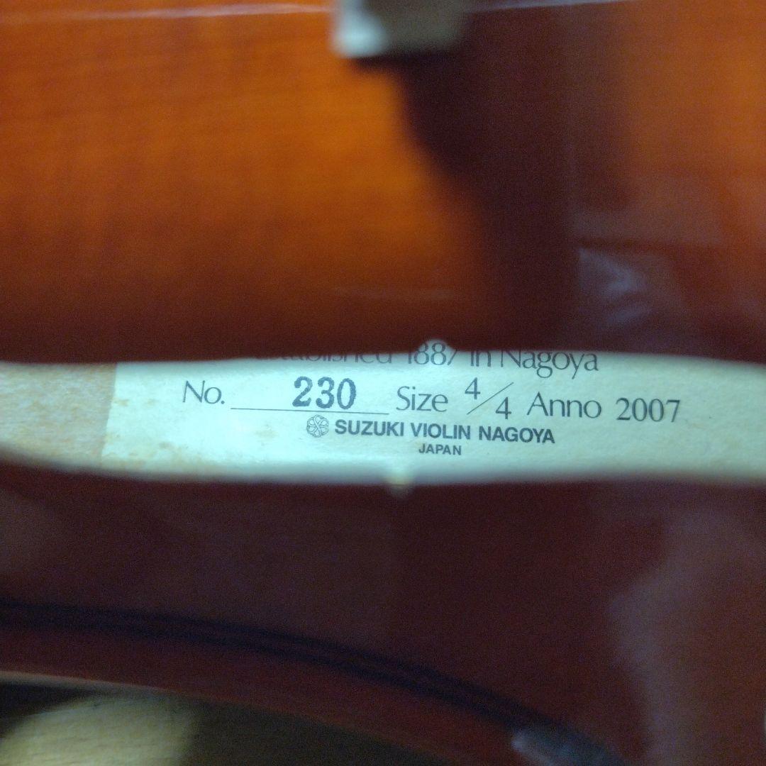 ♥大幅値下げしました♥スズキバイオリン4/4. NO.230♥弓、ケース、松脂付