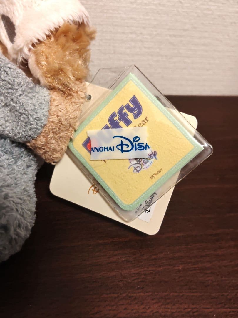 上海ディズニーダッフィーぬいぐるみssサイズ　 パジャマ　レア