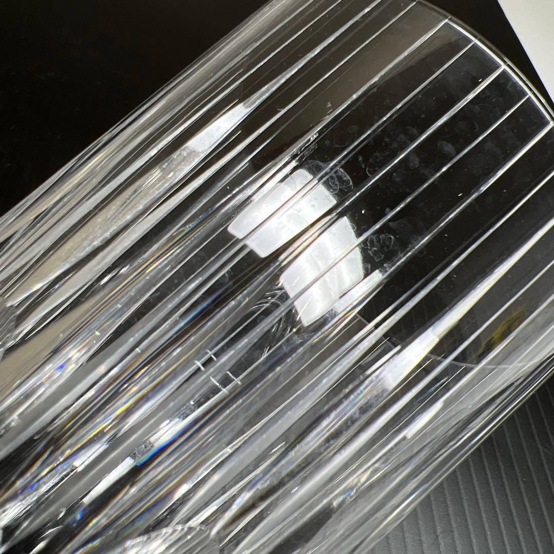 渡邉明　切子洋酒杯　共箱　高さ13.5㎝　東Y7-0908⭐︎1Fトニチ