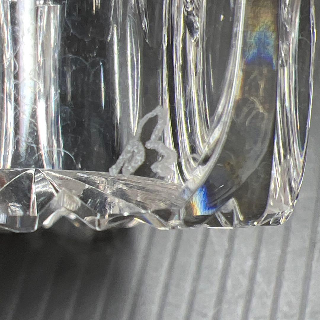 渡邉明　切子洋酒杯　共箱　高さ13.5㎝　東Y7-0908⭐︎1Fトニチ