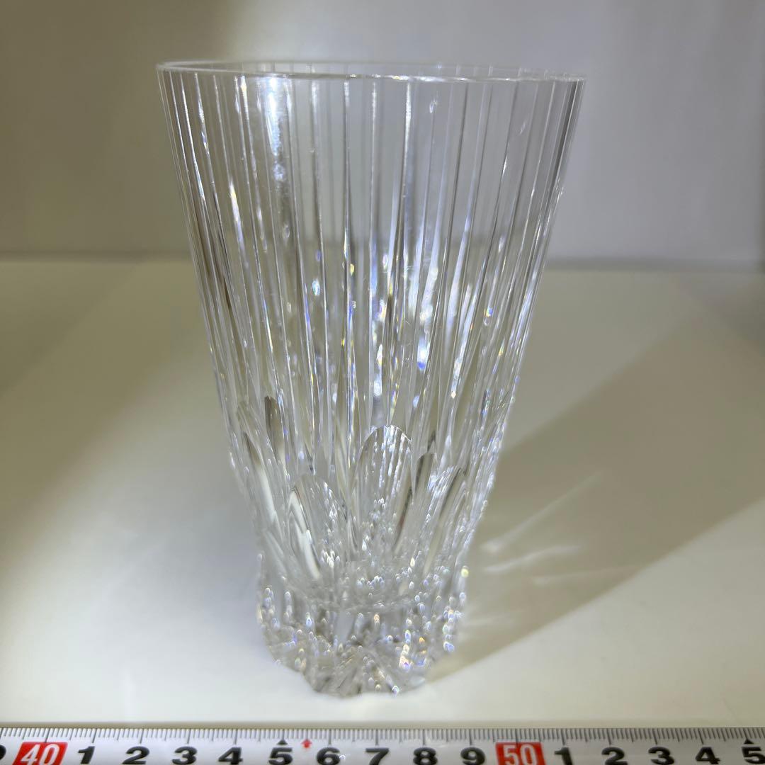 渡邉明　切子洋酒杯　共箱　高さ13.5㎝　東Y7-0908⭐︎1Fトニチ