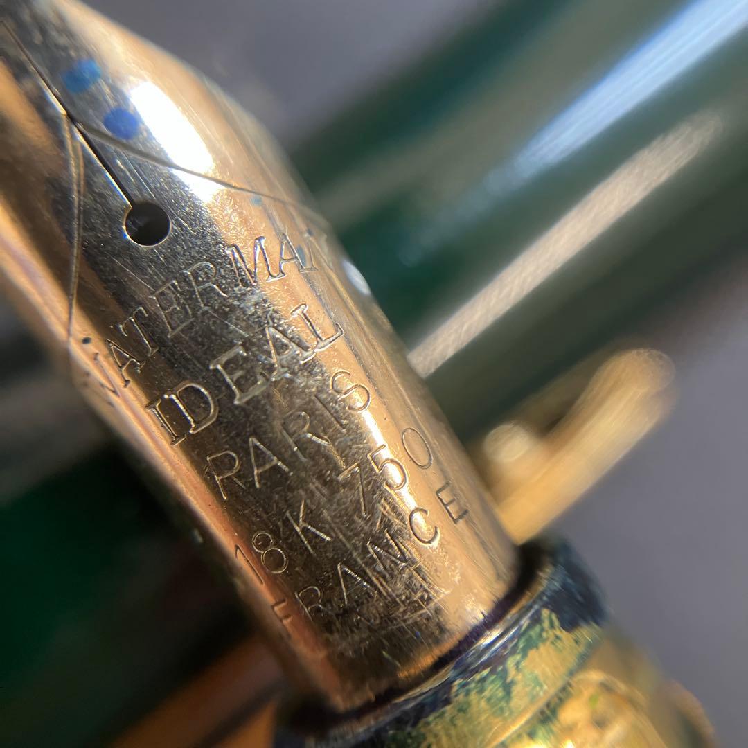 ウォーターマン　万年筆　18K刻印あり