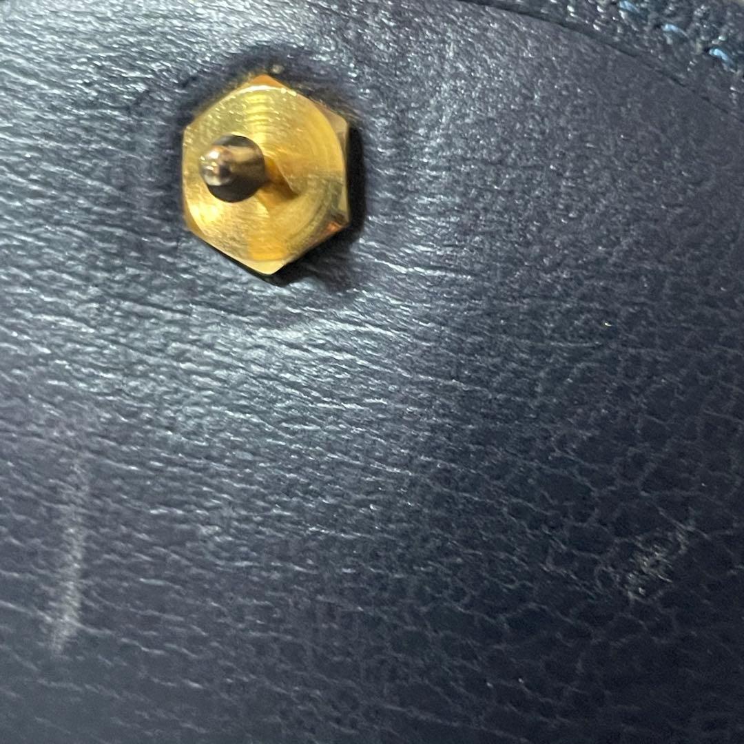 ChristianDior オールレザー　チェーンショルダーバッグ2WAY