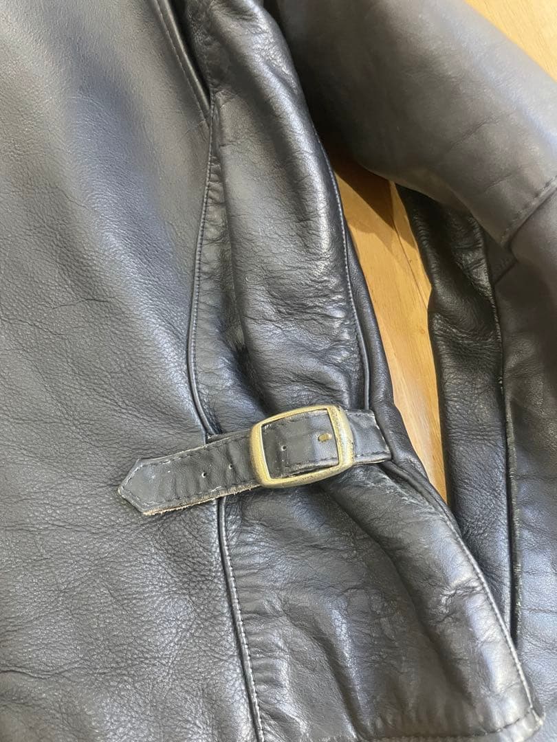 ユンボ　VANSON F 36 ライダース 牛革 本革 オールドold